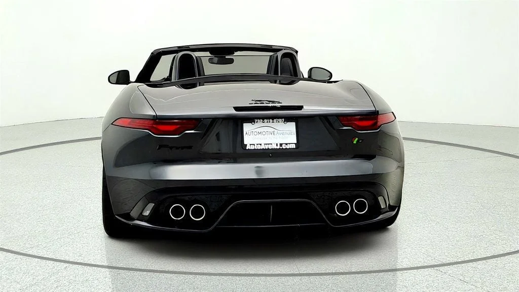 Used 2023 Carpathian Grey Premium Metallic Jaguar R Convertible AWD w/ Extended Leather & Black Calipers image 6