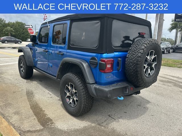 Used 2022 Blue Jeep Unlimited Rubicon 4xe image 10