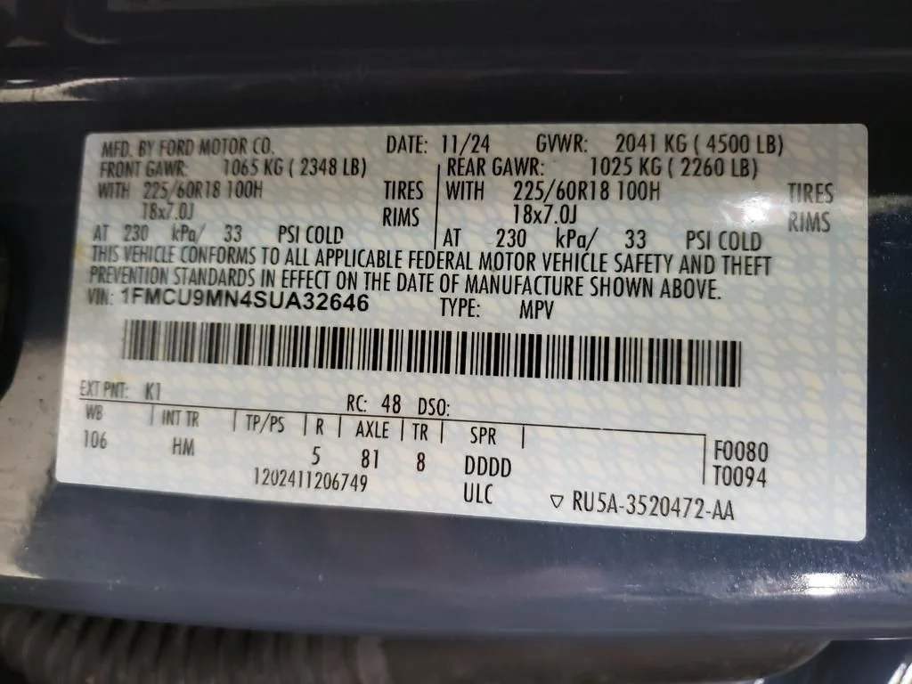 Certified Used 2025 Vapor Blue Ford ST-Line image 27