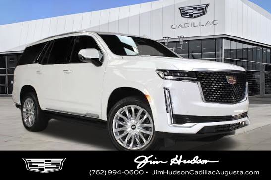 Used 2024 White Cadillac Premium Luxury image 1