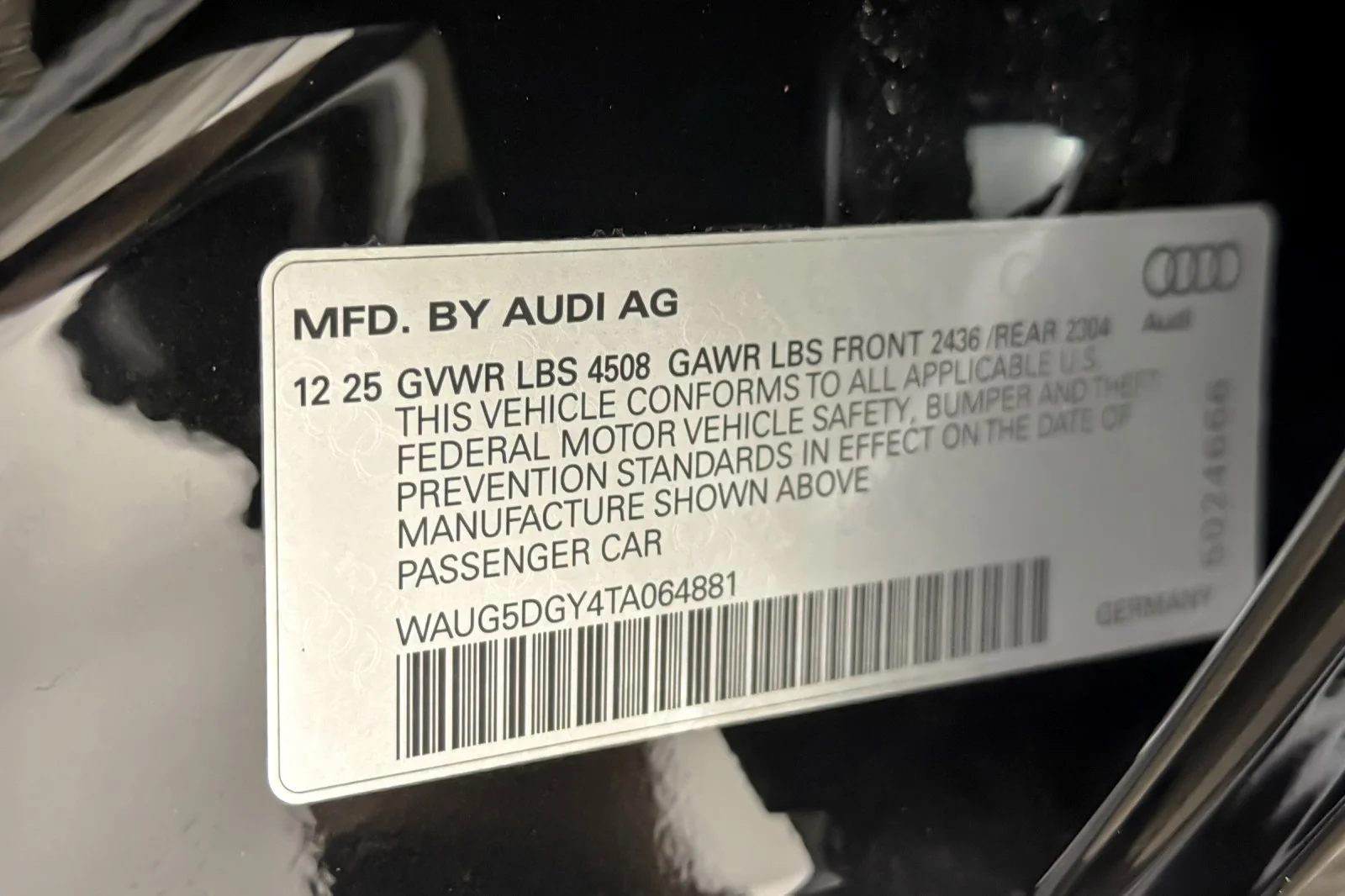 New 2026 Mythos Black Metallic Audi quattro image 25