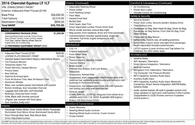 Used 2016 Beige Chevrolet LT image 7