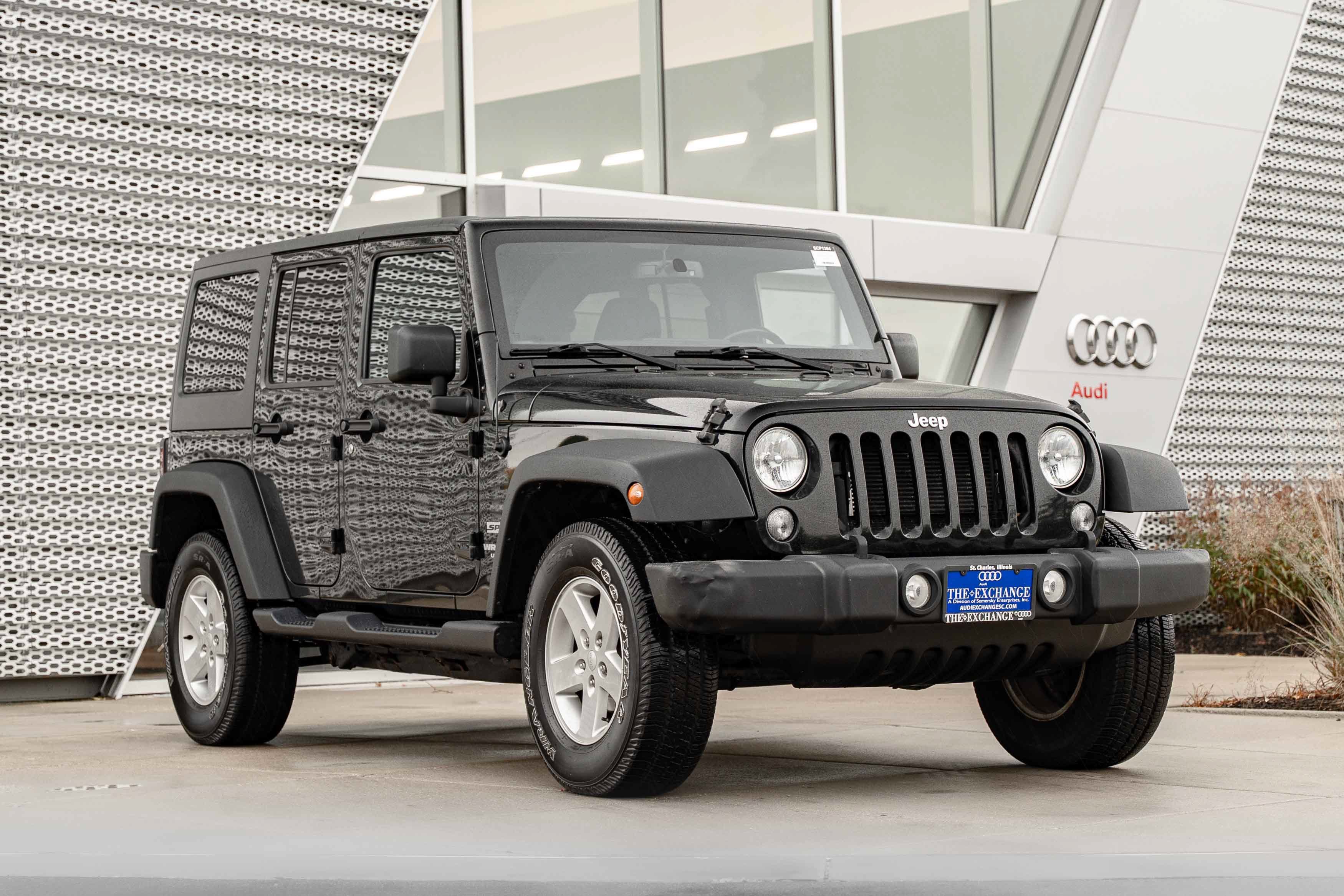 Used 2017 Black Clearcoat Jeep Sport image 1