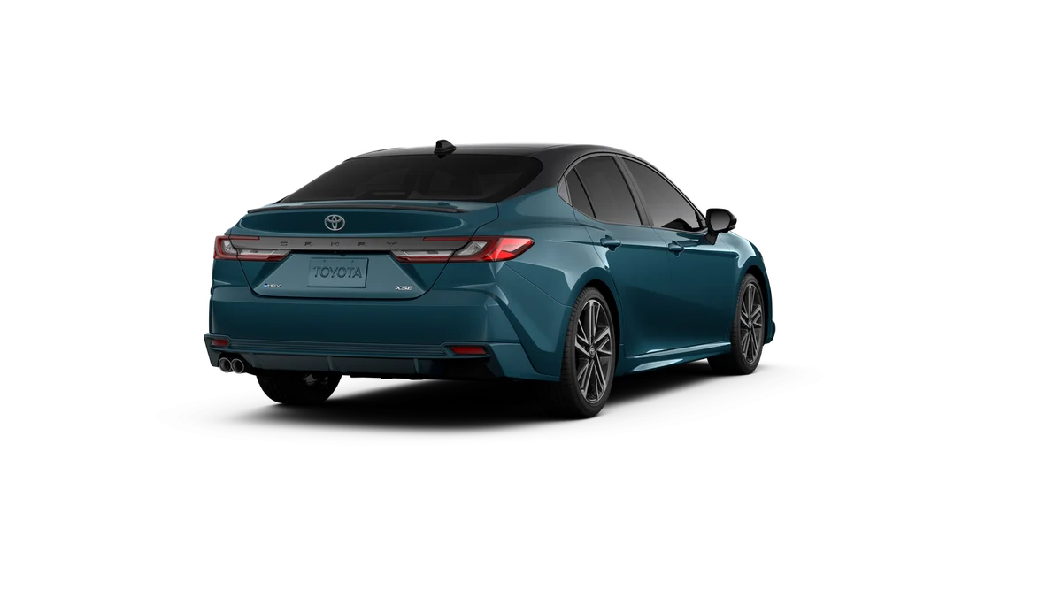 New 2026 Ocean Gem with Midnight Black Metallic roof Toyota XSE image 9