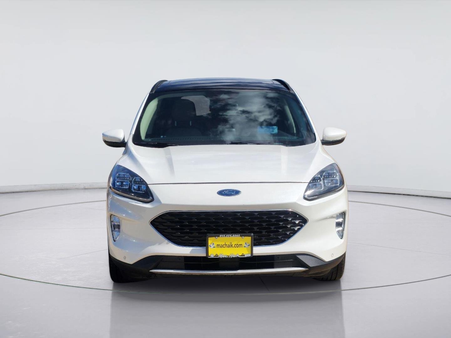Used 2020 Star White Metallic Tri-Coat Ford Titanium image 2