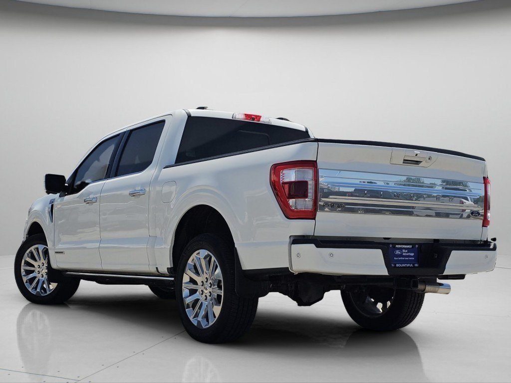 Certified Used 2022 White Metallic Ford Limited image 26