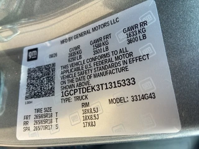 New 2026 Sterling Gray Metallic Chevrolet Z71 image 11
