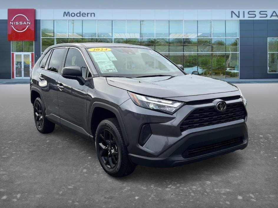 Used 2024 Magnetic Gray Metallic Toyota LE image 3