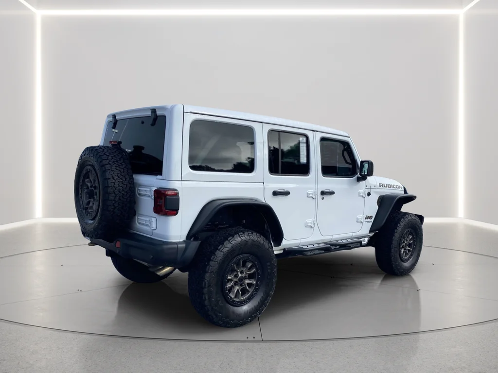 Used 2021 Bright White Clearcoat Jeep Unlimited Rubicon 392 image 6