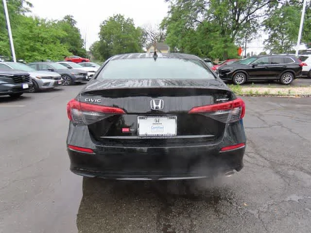 Certified Used 2022 Crystal Black Pearl Honda Sport image 5