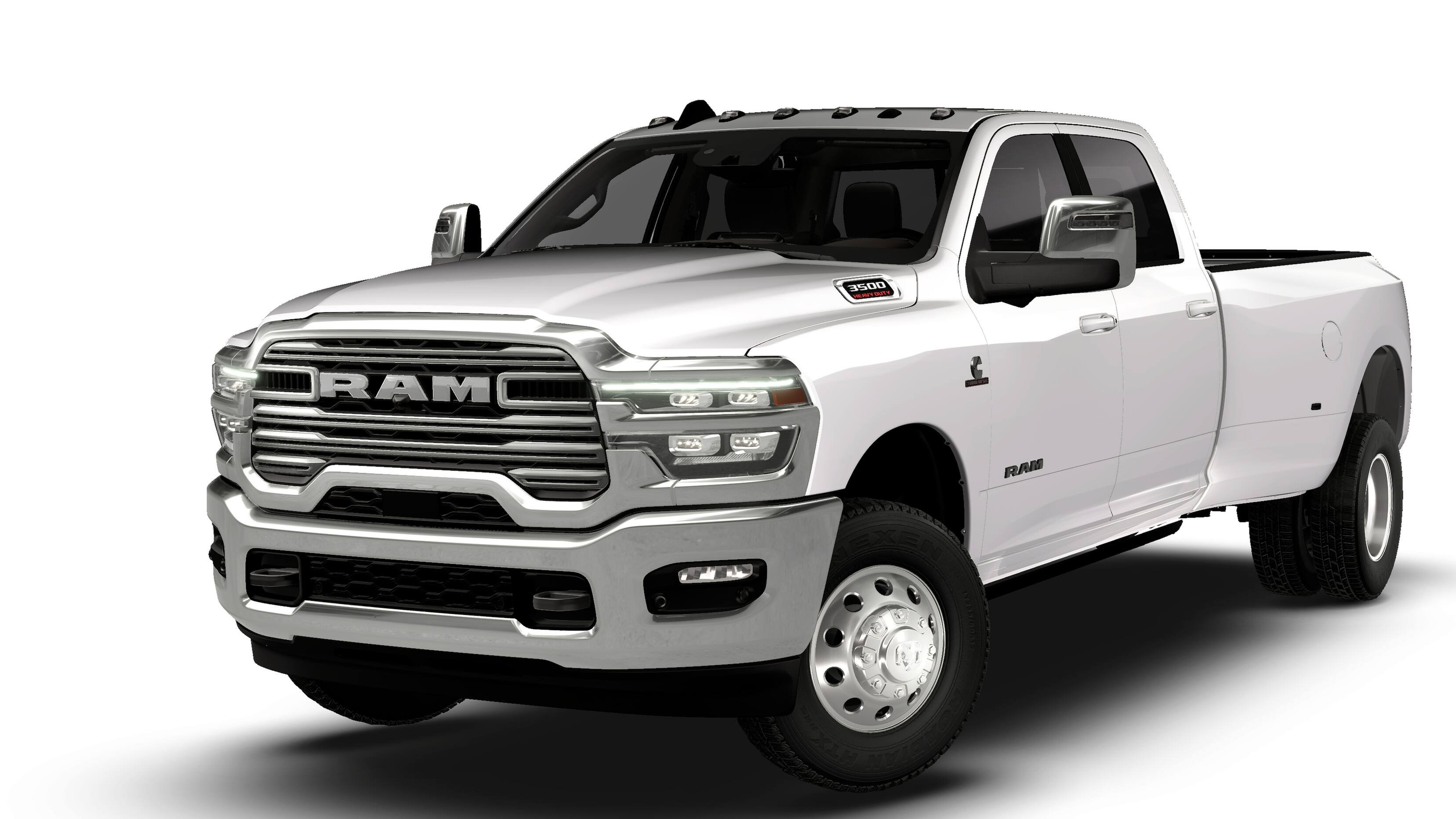 New 2026 Bright White Clear-Coat Exterior Paint RAM Laramie image 13