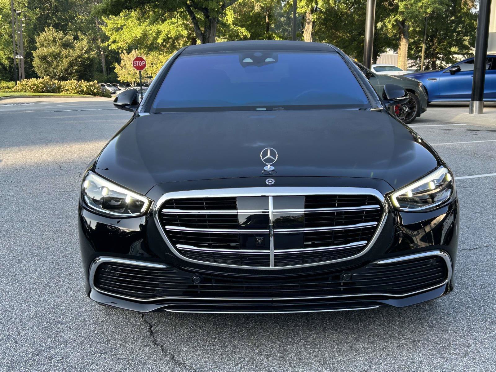 Certified Used 2025 Black Mercedes-Benz S 580 4MATIC® Sedan image 3