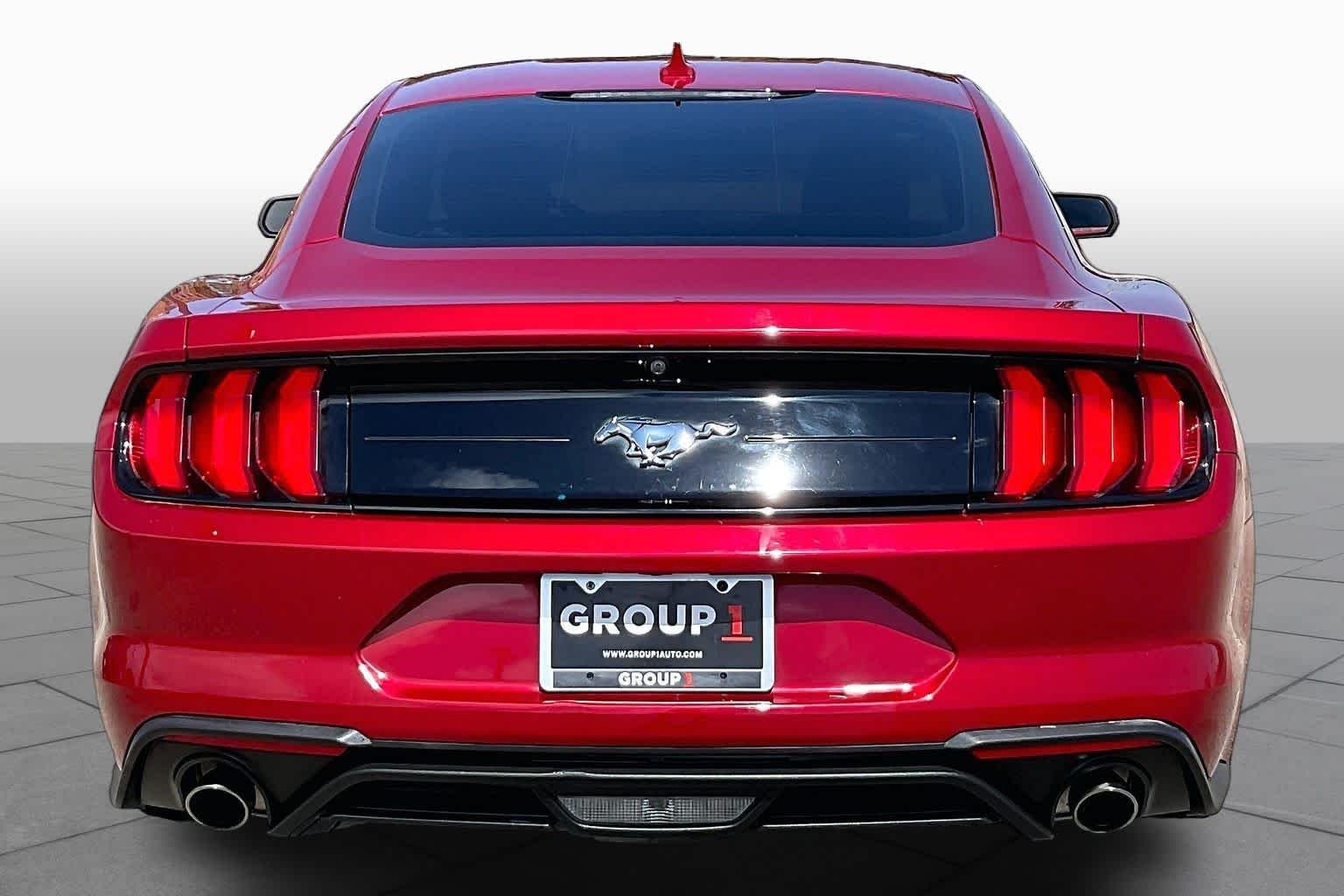 Used 2021 Rapid Red Metallic Tinted Clearcoat Ford EcoBoost image 5