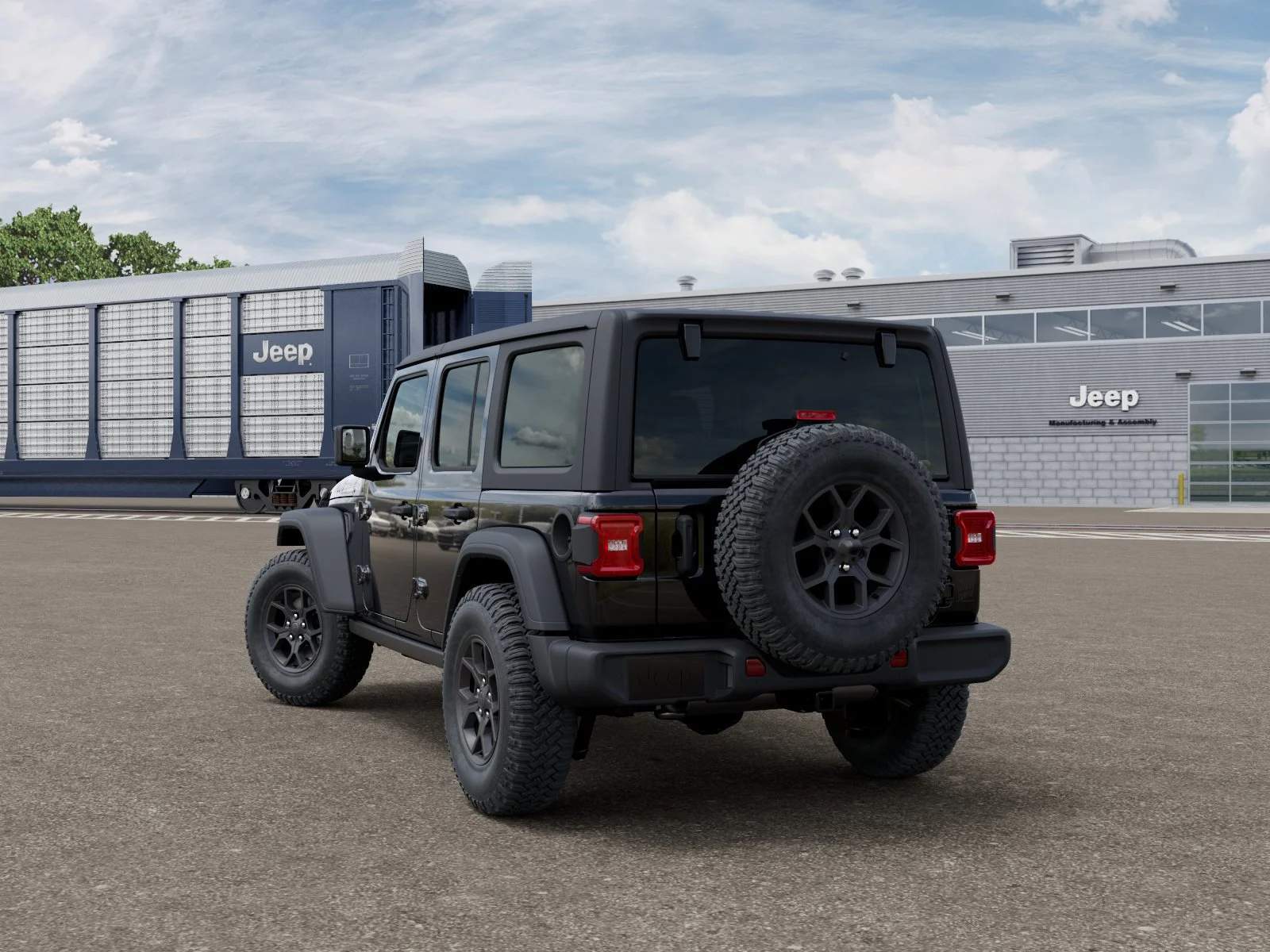 New 2026 Black Clear-Coat Exterior Paint Jeep Willys image 3