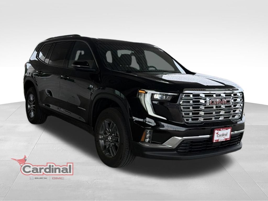 Black (Ebony Twilight Metallic) 2025 GMC Acadia SUV / Crossover Four-Wheel Drive