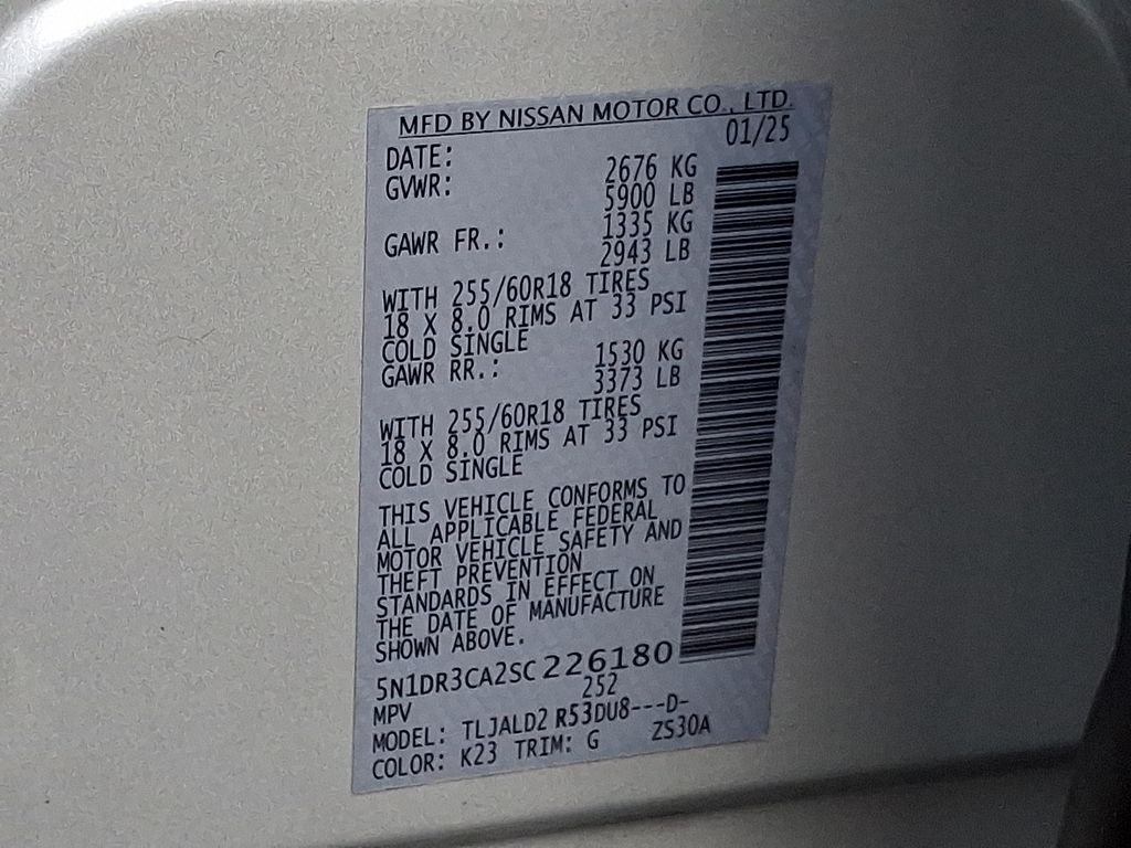 Used 2025 Silver Nissan SL image 31