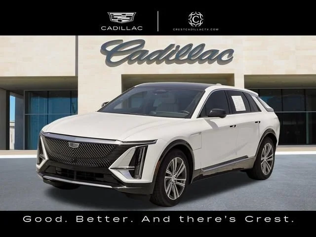 Used 2024 Crystal White Tricoat CADILLAC Luxury 1 image 10