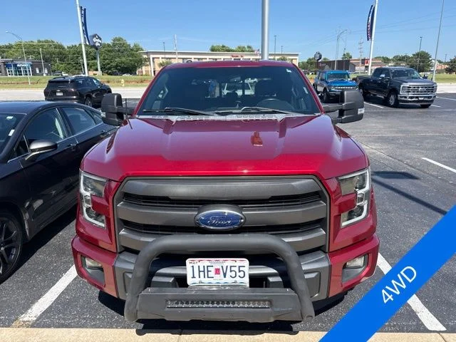 Used 2015 Red Ford Lariat image 2