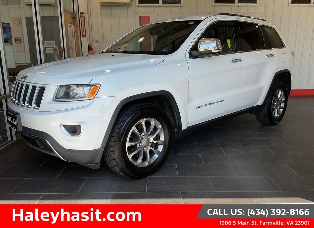 Used 2015 White Jeep Limited image 1