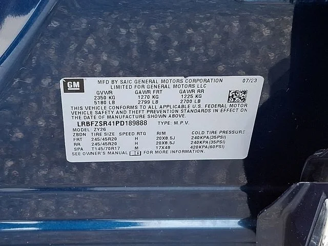 Certified Used 2023 Blue Buick Avenir image 28