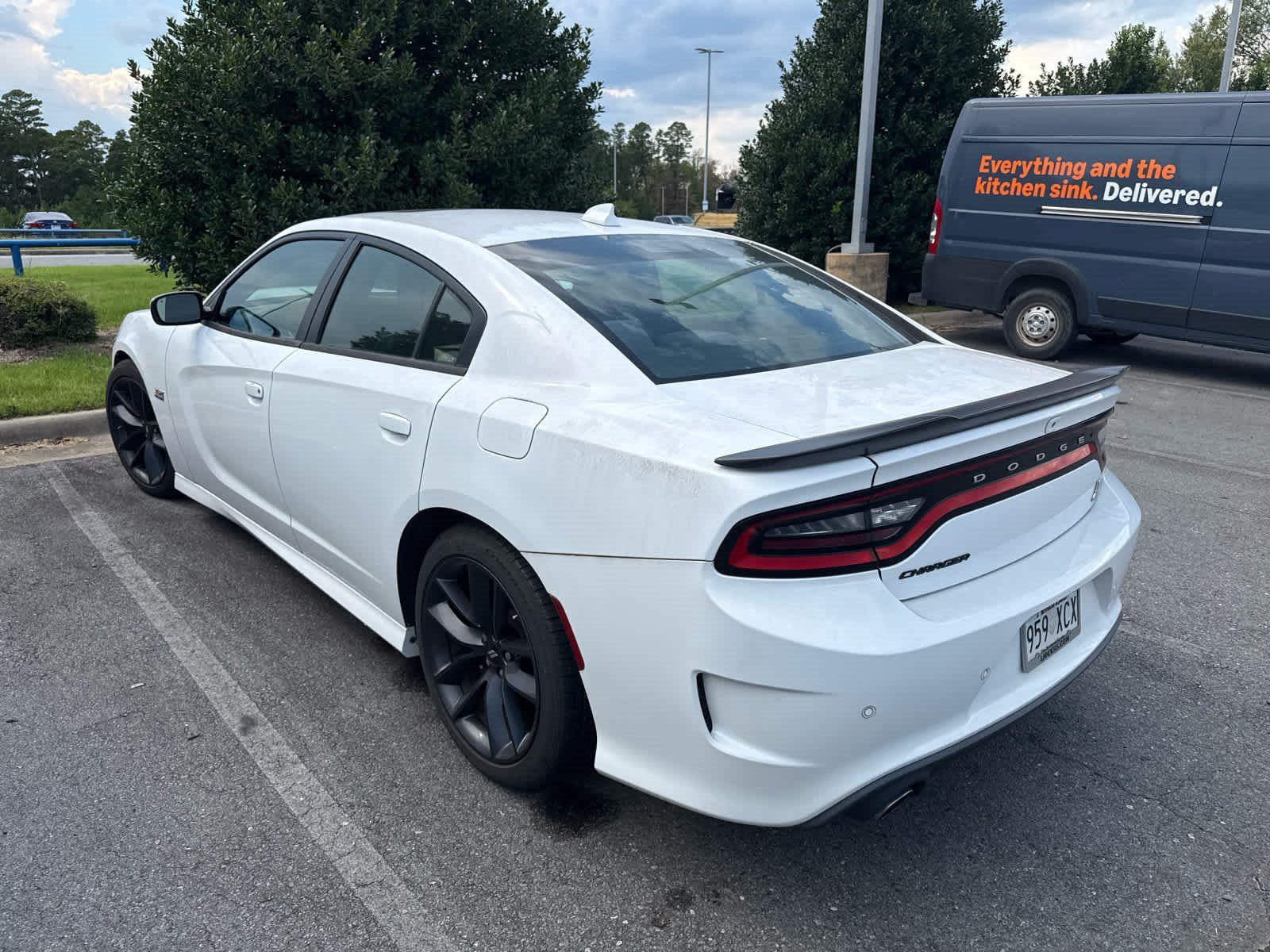 Used 2019 White Knuckle Clearcoat Dodge Scat Pack image 4