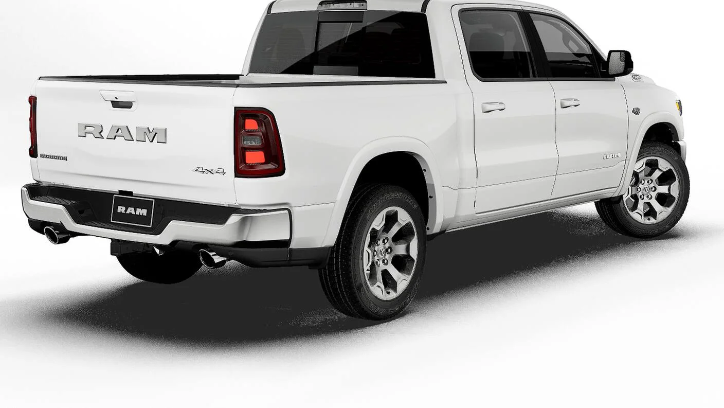 New 2027 Bright White Clear-Coat Exterior Paint RAM BIG HORN image 2