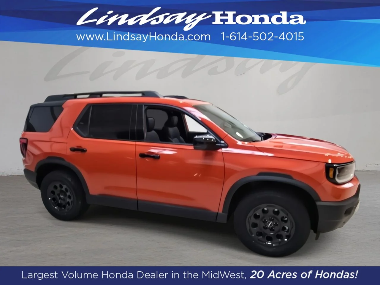New 2026 Sunset Orange Honda TrailSport Elite Blackout image 11