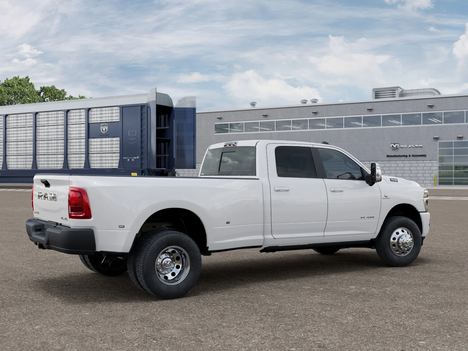 New 2026 Bright White Clear-Coat Exterior Paint RAM LARAMIE image 2