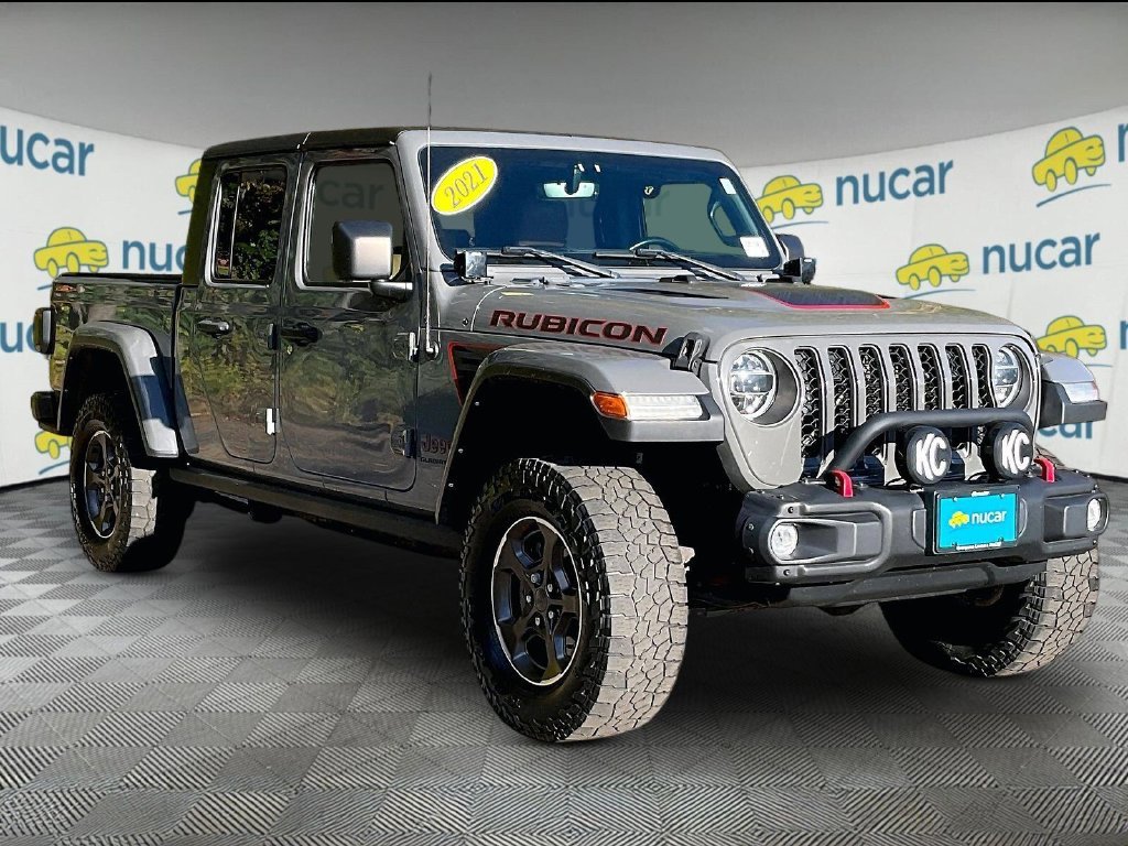 Used 2021 Gray Jeep Rubicon image 1
