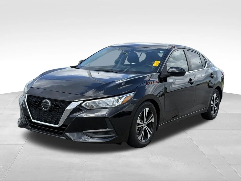 Used 2021 Black Nissan SV image 1