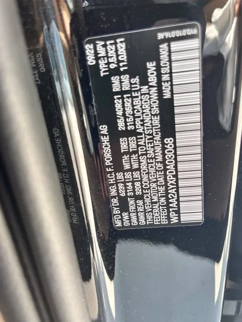 Used 2023 Black Porsche Platinum Edition image 15
