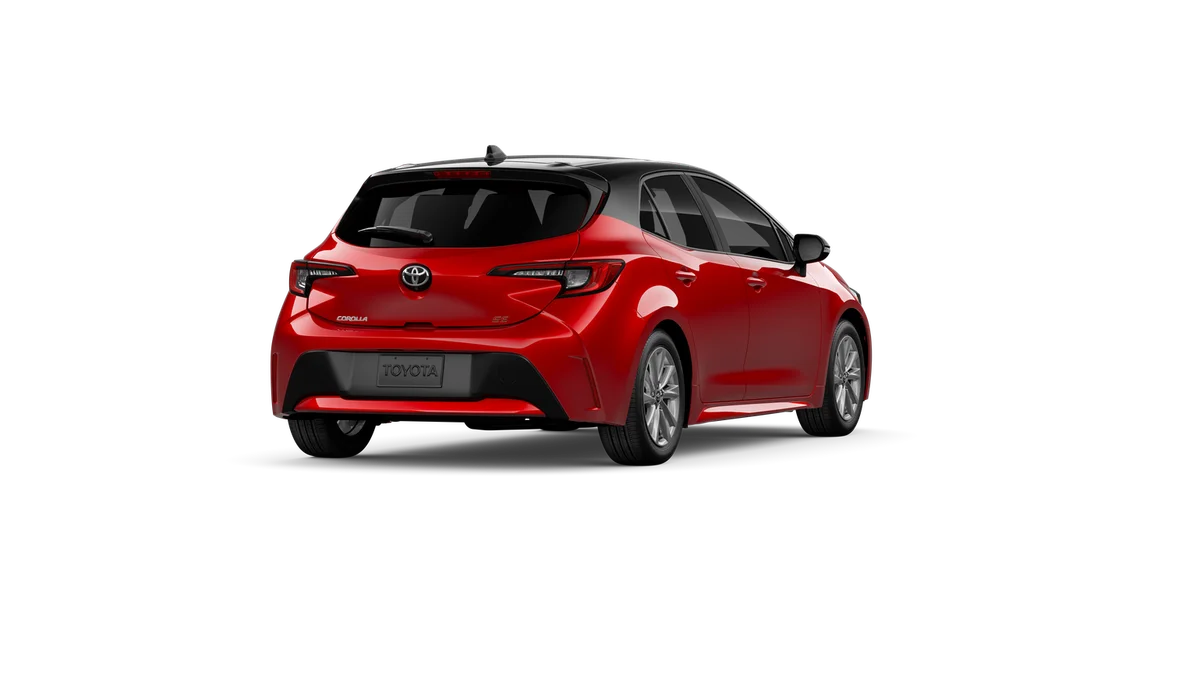 New 2027 Finish Line Red with Black roof Toyota SE image 9