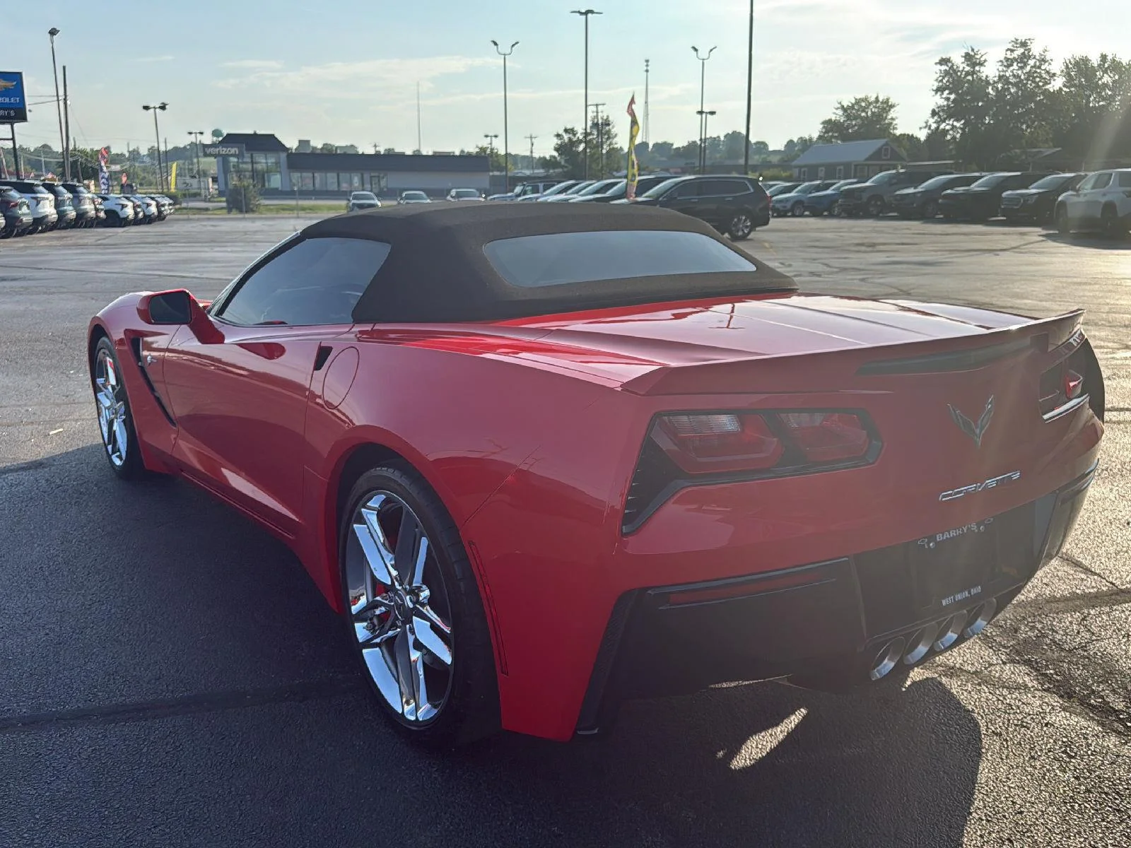 Used 2017 TORCH RED Chevrolet Z51 3LT image 3