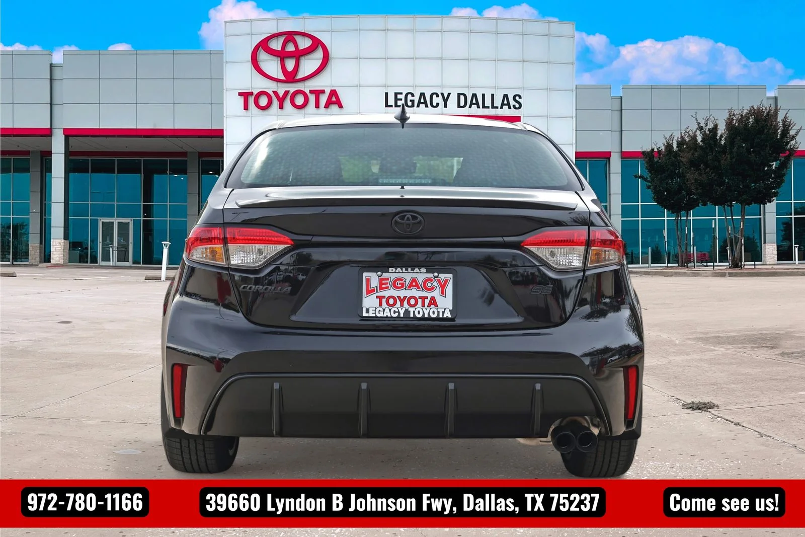 New 2026 Midnight Black Metallic Toyota SE image 7