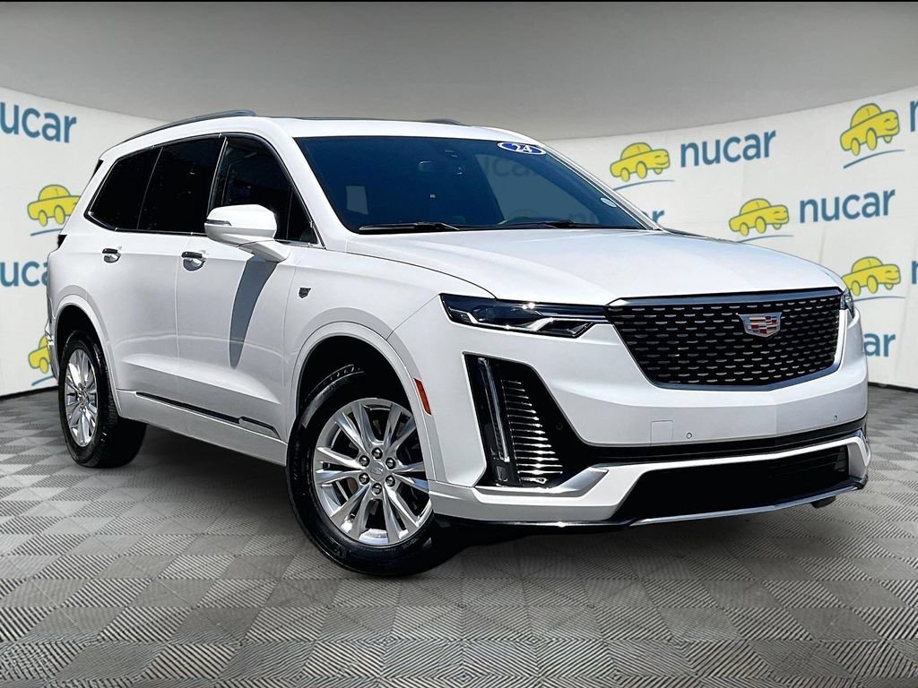 Used 2024 Crystal White Tricoat Cadillac Luxury image 1