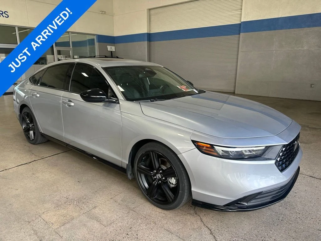 Certified Used 2024 Solar Silver Metallic Honda Sport-L image 2