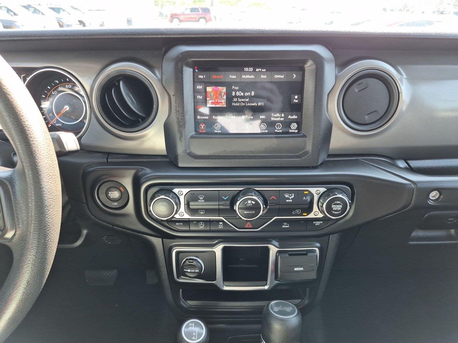 Used 2022 Granite Crystal Metallic Clearcoat Jeep Unlimited Sport image 19
