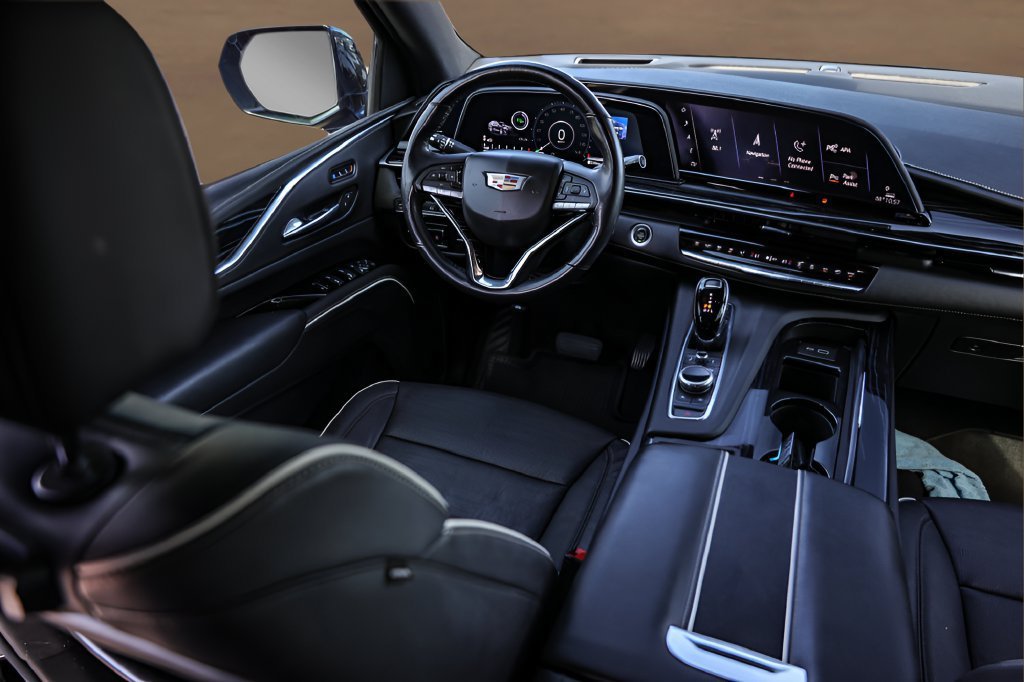 Used 2021 DARK MOON BLUE METALLIC Cadillac Sport image 29