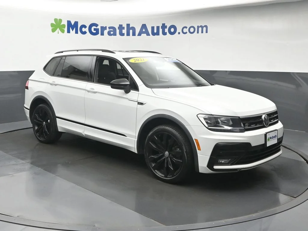 Used 2021 Volkswagen Tiguan SE R-LINE BLACK with VIN 3VV2B7AX6MM061185 for sale in Marion, IA