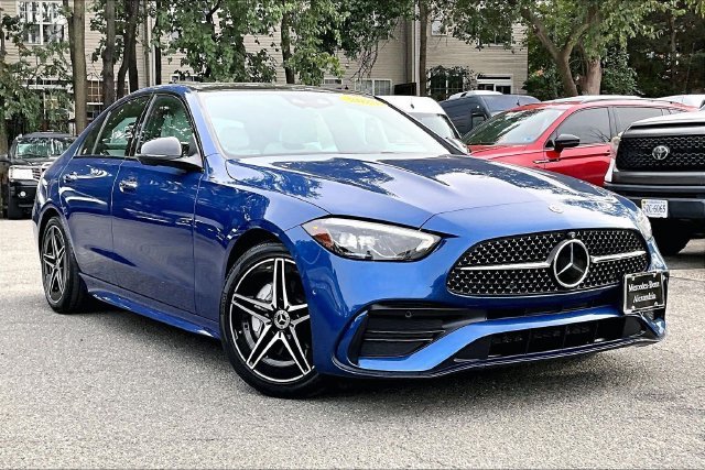 Certified Used 2023 Blue Mercedes-Benz C 300 image 1