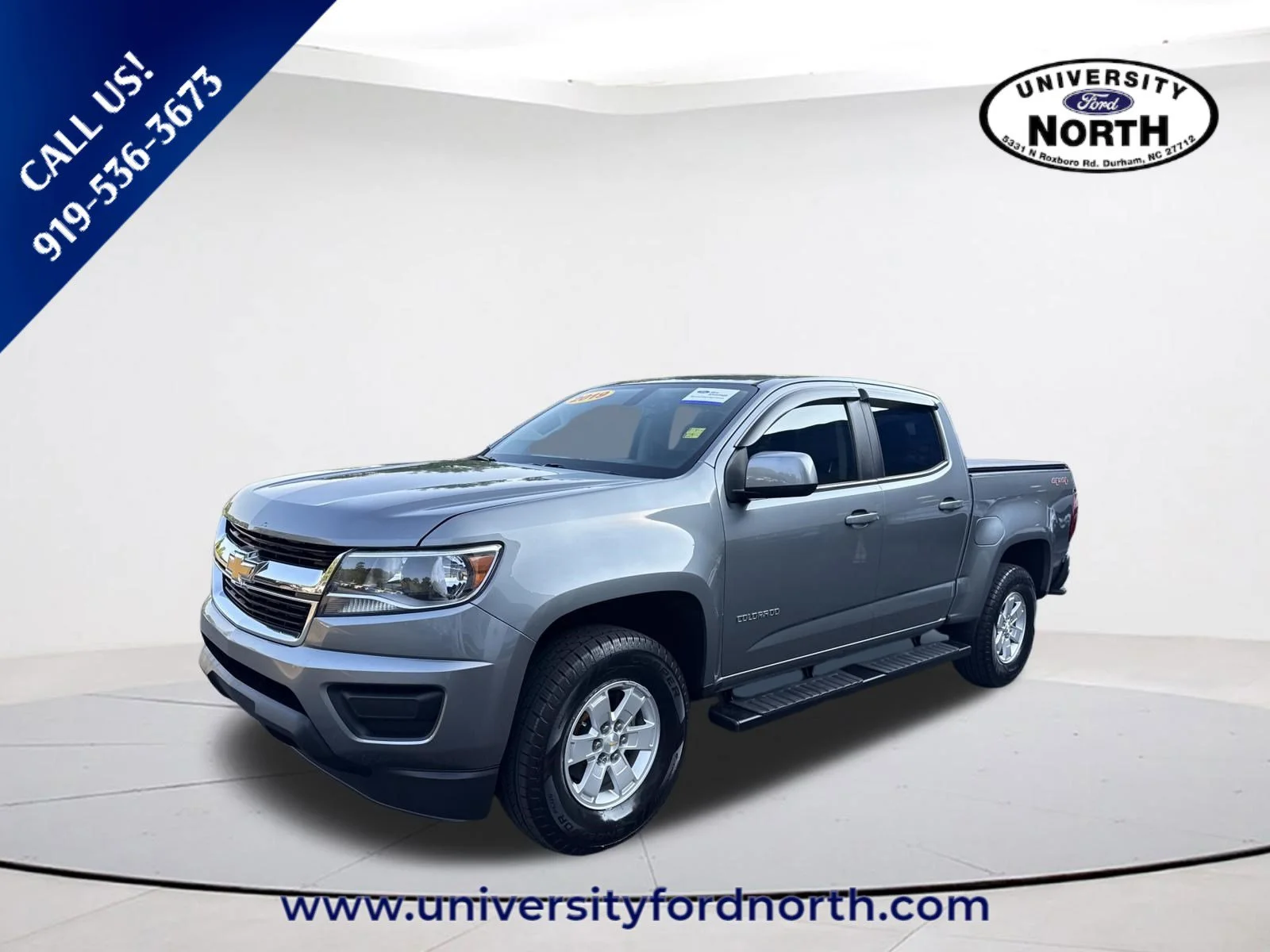 Used 2019 Satin Steel Metallic Chevrolet 4WD Work Truck image 3