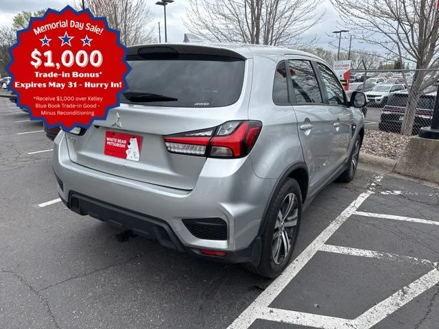 Used 2024 Mitsubishi Outlander Sport ES with VIN JA4ARUAUXRU005838 for sale in White Bear Lake, Minnesota