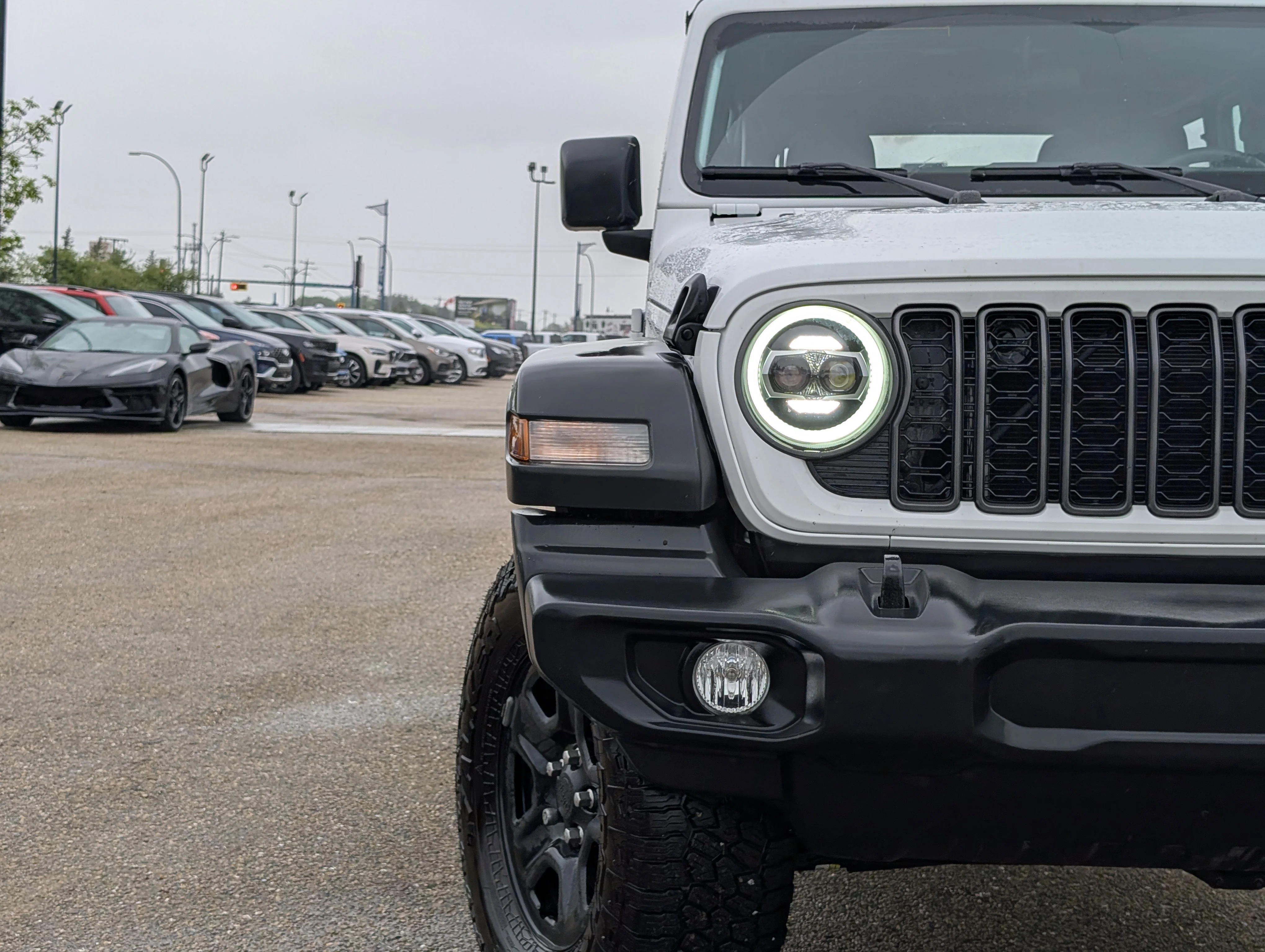 Used 2025 Bright White Jeep Sport image 11