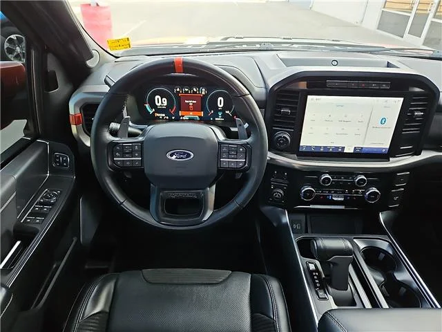 Used 2023 Orange Ford Raptor 4x4 SuperCrew Cab 5.5 ft. box 145 in. WB image 10