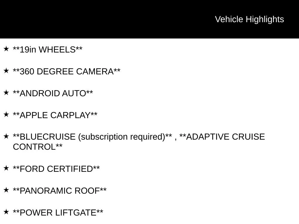 Certified Used 2023 Black Ford Premium image 3