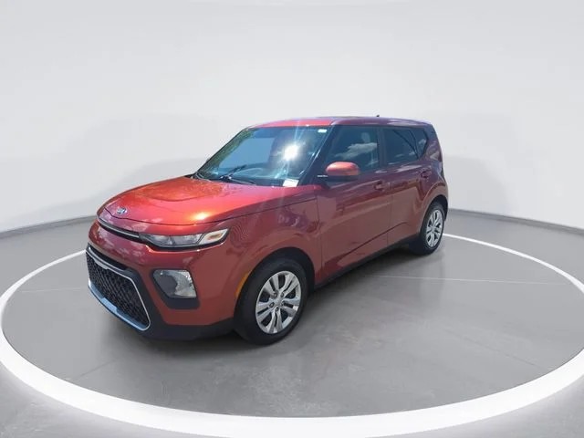 Used 2021 Orange Kia LX image 4