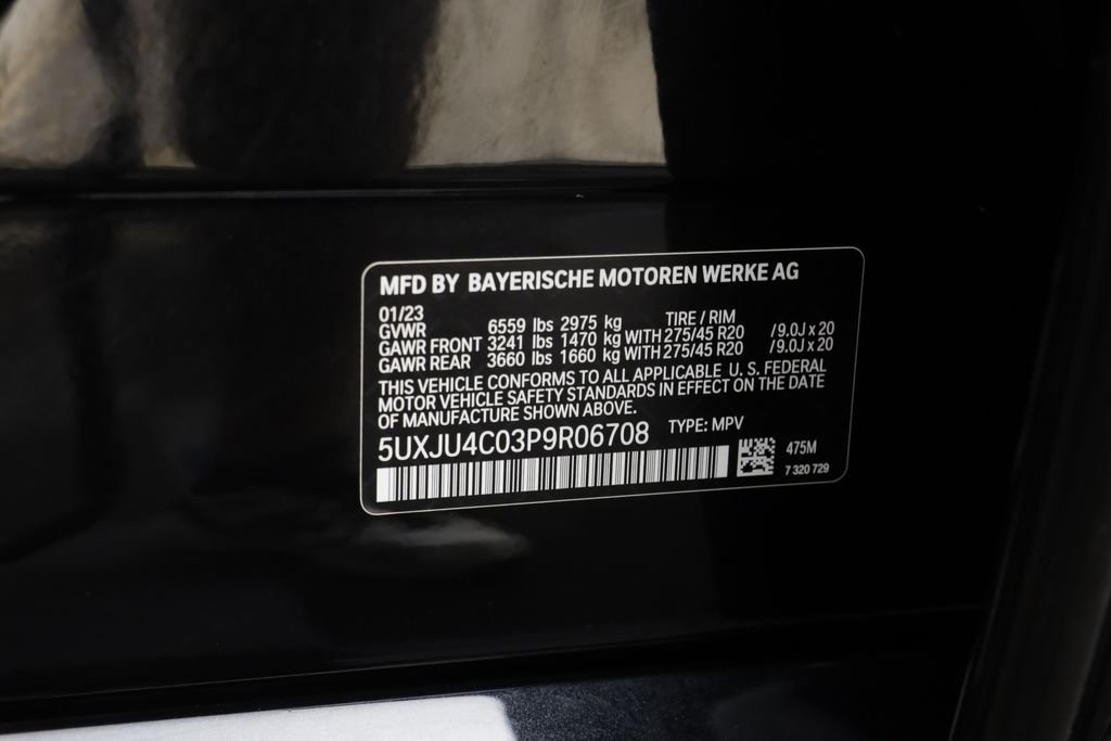 Used 2023 Black Sapphire Metallic BMW M50i image 26