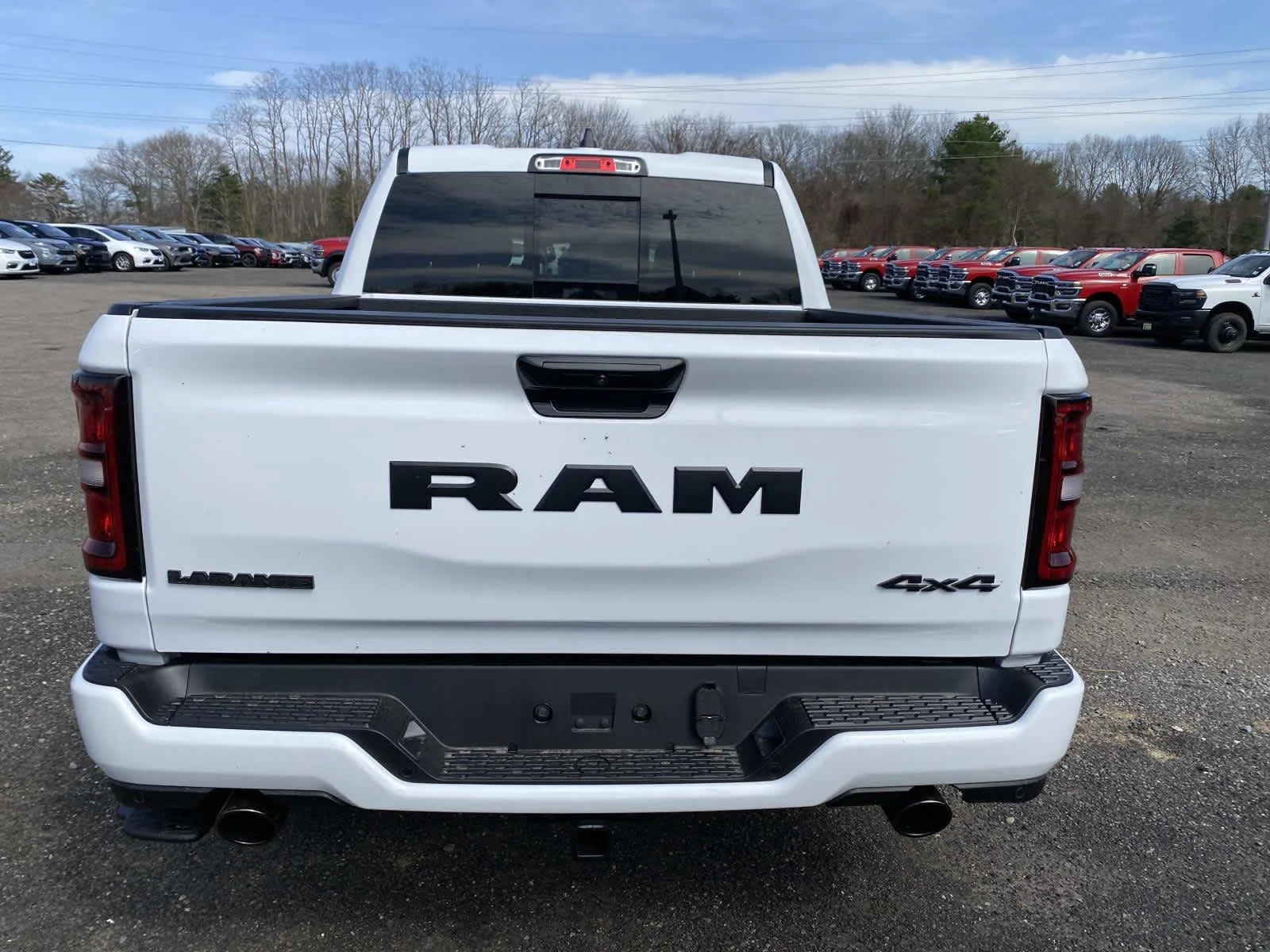 New 2026 Bright White Clear-Coat Exterior Paint RAM Laramie image 4