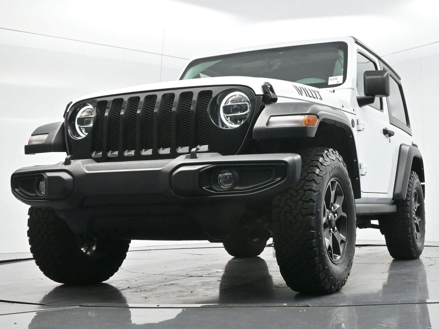 Used 2022 Bright White Clearcoat Jeep Willys image 43