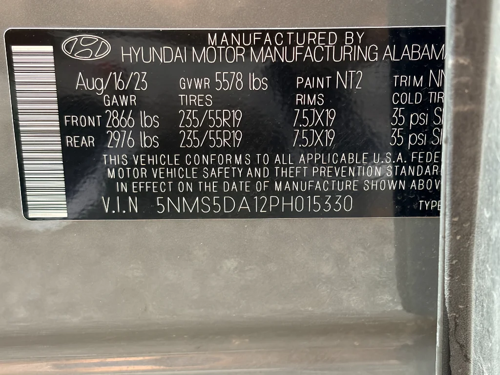 Used 2023 Hampton Gray Hyundai Limited image 15